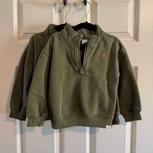 GAP Olive Green Toddler Zip-Up Jacket